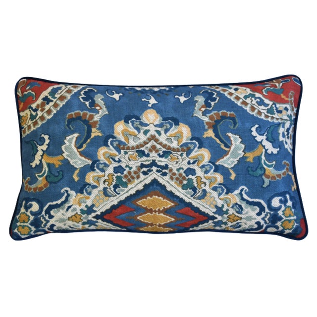 English Osborne & Little Berber by Designer Victoria Waymouth Feather/Down Pillow 24" X 14" For Sale - Image 3 of 6