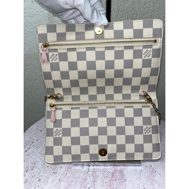 Louis Vuitton Damier Azur Summer Trunk Pochette For Sale In Las Vegas - Image 6 of 12