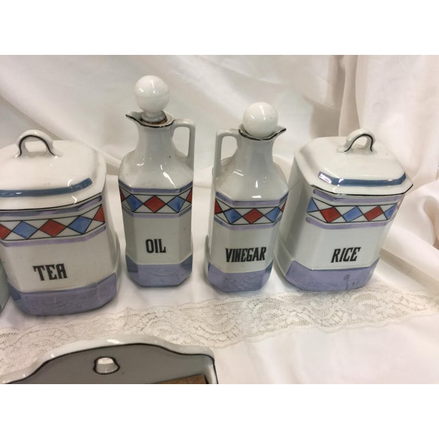 Antique Canister Set Czechoslovakia 11 Piece Chairish