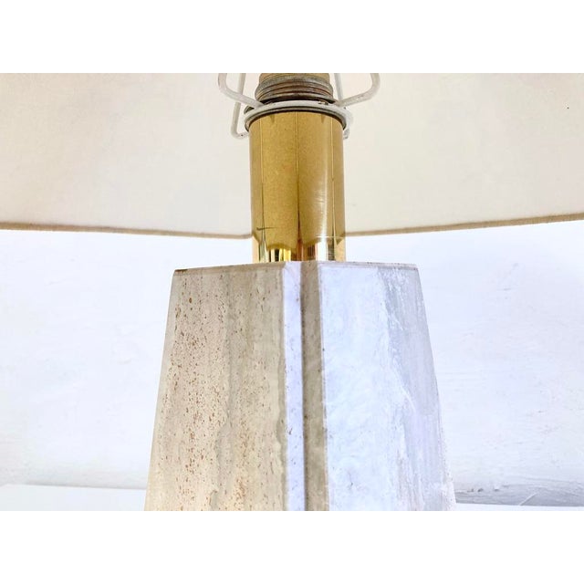 Large Table Lamp with Marble Base by Ruf Design, 1970s For Sale - Image 15 of 18