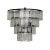 Contemporary NOIR Carnegie Chandelier in Black Metal - Medium For Sale - Image 3 of 3