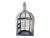 Vintage Half Octagonal Wood and Wire Bird Cage For Sale In Naples, FL - Image 6 of 7