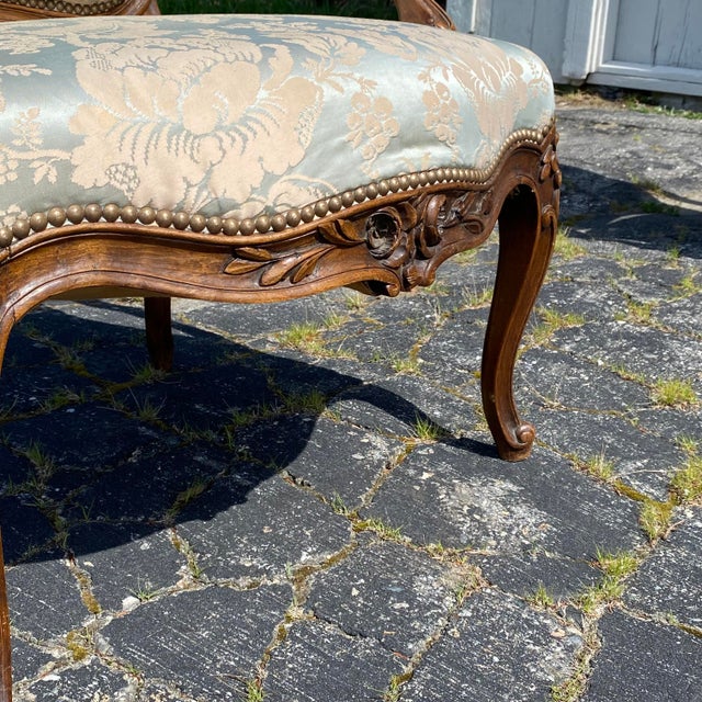 French 19th Century Highly Carved Armchairs From South of France- A Pair For Sale - Image 3 of 13