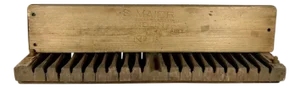 Antique Wooden Cigar Mold, S. Maier No. 385, Primitive Display