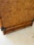 Chocolate Vintage Boho Coastal Dixie Campaign Style Faux Bamboo Sideboard With Herringbone Panels For Sale - Image 8 of 12