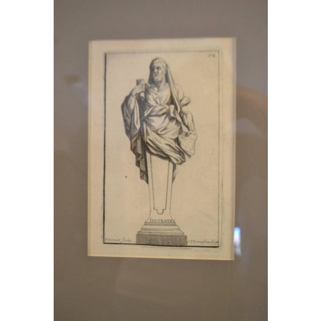 Late 18th Century Six Copperplate Engravings of Sculptures in the Garden of Versailles For Sale - Image 5 of 9