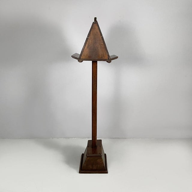 Italian Bookstand in Wood, 1930s For Sale - Image 4 of 14