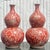 Vintage Asian Glazed Ceramic Double Gourd Vases - A Pair For Sale In West Palm - Image 6 of 12