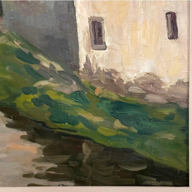 Antique Framed Oil Painting on Canvas by Leon De Frecheux (1884-1944) For Sale - Image 15 of 18