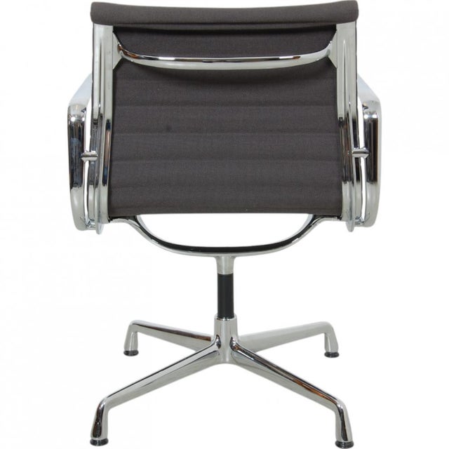EA-108 Chair in Grey Hopsack Fabric by Charles Eames For Sale - Image 3 of 14