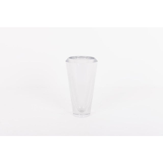 Clear glass vase from Orrefors, Sweden 1980’s.Condition Good I have official proof of authenticity such as vintage...