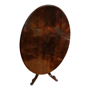 Large Victorian Oval Rosewood Breakfast/Tilt–Top Table