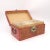 Chinese Red Lacquered and Gilt Pig Skin Jewelry Box, Circa 1900 For Sale - Image 4 of 12