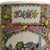 Ceramic Vintage Hand-Painted Chinoiserie Rose Medallion Floral Umbrella Stand For Sale - Image 7 of 11