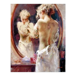 Pino "Contemplation" Stretched Canvas Hand Signed & Embellished