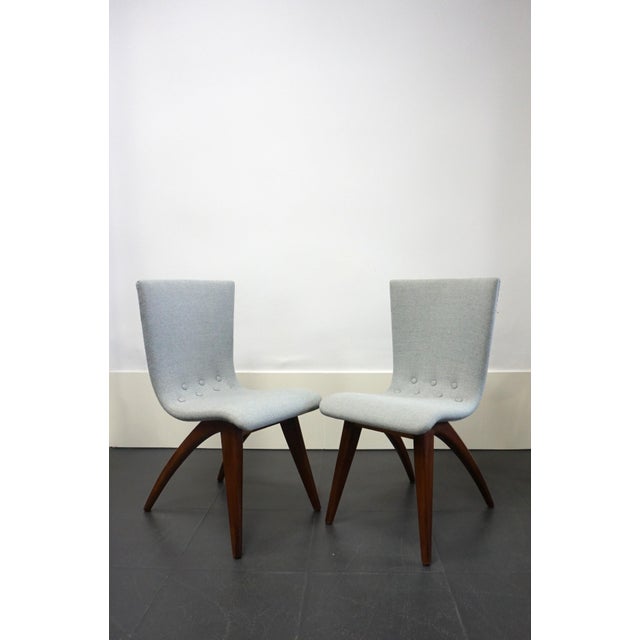 Swing Chairs by G.J. Van Os for Van Os Culemborg, Netherlands, 1950, Set of 2 For Sale - Image 6 of 12