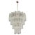 Metal Italian Chandelier in Murano Glass, 1990 For Sale - Image 7 of 12