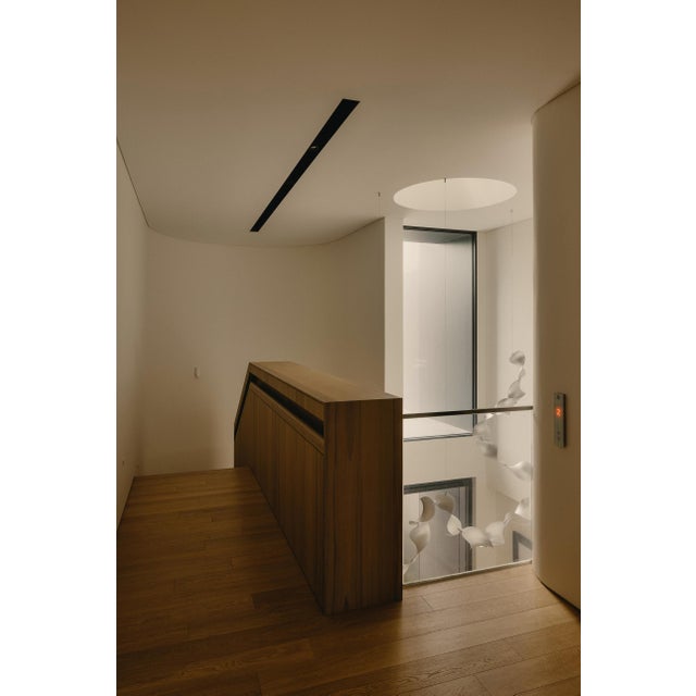 Not Yet Made - Made To Order Dune 12 Curve Pendant Light with Silver Anodized Shades by Daniel Becker For Sale - Image 5 of 15