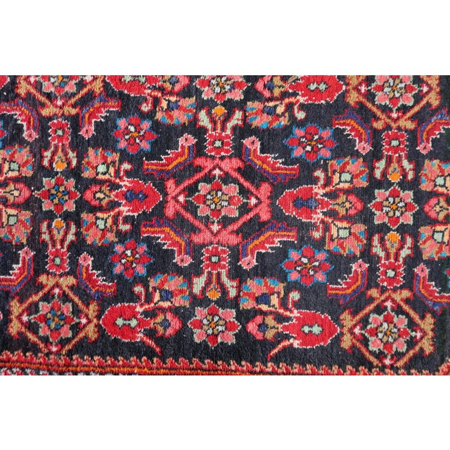 1960s, Handmade Vintage Persian Hamadan Rug 2.4' X 4.2' For Sale - Image 11 of 11