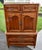 Wood Cherry Dixie Furniture Tall Chest Vintage French Provincial Cabinet Chest For Sale - Image 7 of 18