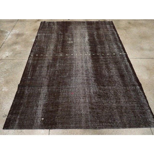 Galerie Shabab Collection Late 20th Century Handmade Turkish Flatweave Kilim Small Room Size Carpet For Sale - Image 4 of 10