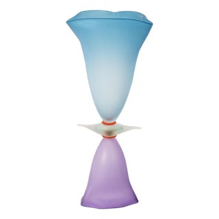 Stephen Cox 2000 Postmodern Art Glass Vase For Sale