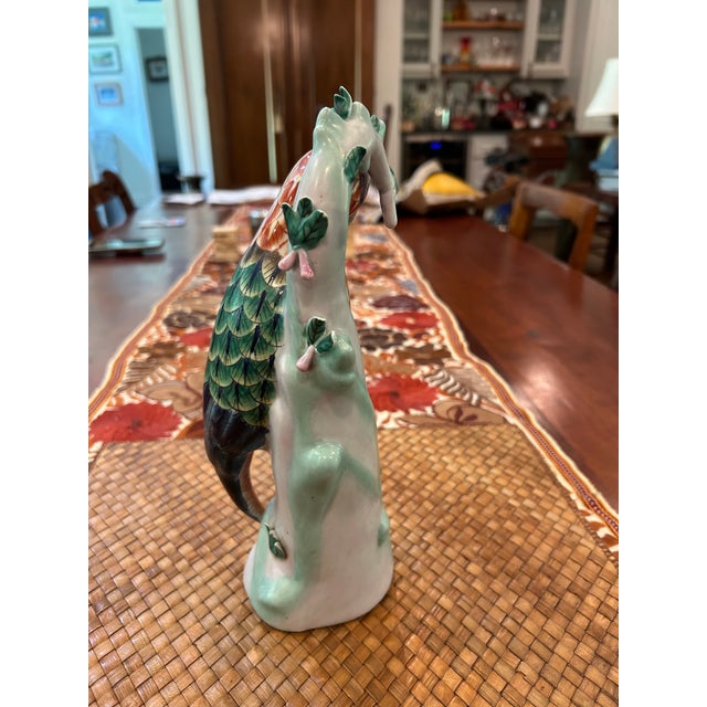 Vintage Ceramic Parrot on Branch For Sale In Houston - Image 6 of 6