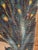 Mid-Century Hand Painted Peacocks Folding Room Divider Screen Tortoise Finish Bamboo. Bohemian, Tiki, Eclectic, Asian Style. For Sale - Image 4 of 16