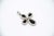 Silver Medal in the Shape of Cross with Four Drops For Sale - Image 3 of 3