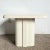 Postmodern Postmodern Casted Cream Faux Marble Side Table For Sale - Image 3 of 5