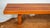 Brown Mid Century Charles Webb Cherry Wood Slat Bench, 1990s. For Sale - Image 8 of 17