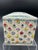 How sweet, how pretty is this darling vintage porcelain lidded potpourri square box decorated with Spring flowers in a...