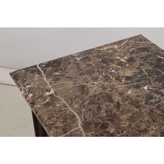 Henkel Harris Model 191 Marble Top Mahogany Chest For Sale - Image 10 of 16