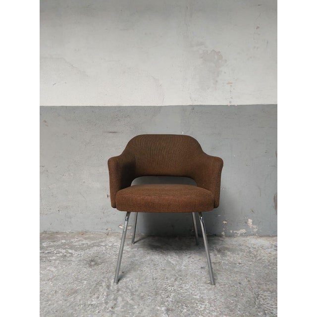 Vintage Lounge Chair in Woolen Fabric, 1960s For Sale - Image 6 of 18