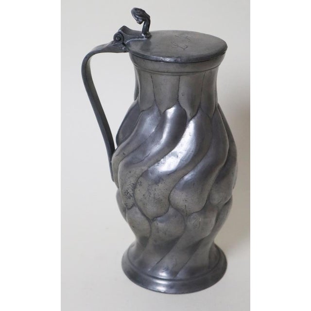 Metal Antique Baroque Jug, Germany, 1890s For Sale - Image 7 of 12