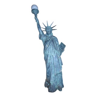 Bronze Statue of Liberty, 1930s For Sale
