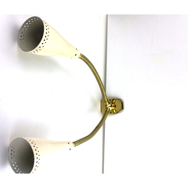 Beige Flex Arms Wall Lamp by Rupert Nikoll for Rupert Nikoll, 1950s For Sale - Image 8 of 17