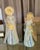 Glass Pair Murano Venetian Latticino & Gold Glass Angel Figurines For Sale - Image 7 of 12