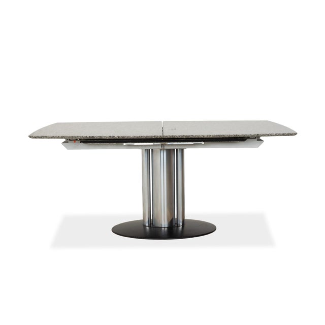 Stone Adler 2 Extendable Dining Table in Grey Granite from Draenert For Sale - Image 7 of 9
