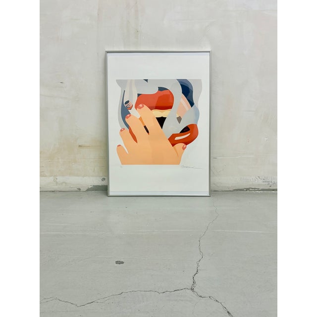 1980s Tom Wesselmann, Smoking, 1980, Silk-Screen For Sale - Image 5 of 5