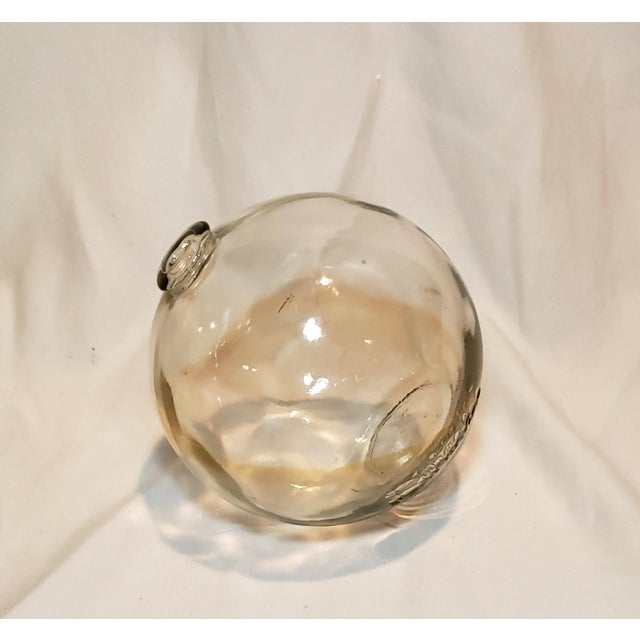 1940's Vintage Clear Glass Fishing Float Buoy Ball Chairish