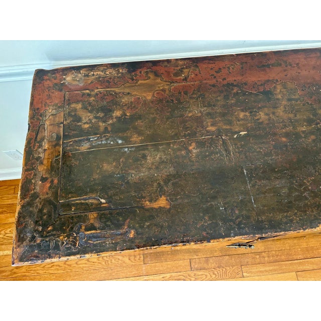 Antique Chinese Hand-Painted Altar Style Sideboard Cabinet For Sale - Image 12 of 12