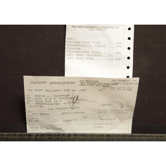 1990s Swaim Regency Style Heavy Iron Window Benches - A Pair For Sale - Image 10 of 13