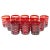 Set of Twelve '12' Antique Ruby Red Cut-To-Clear Rocks Glasses For Sale - Image 13 of 13