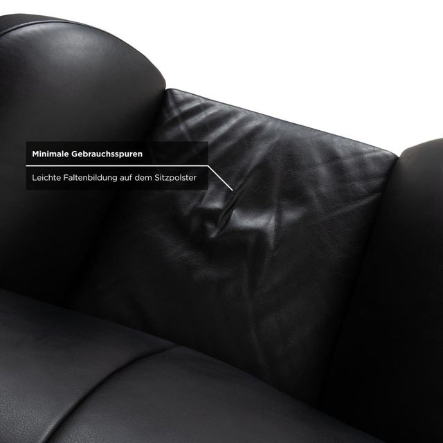 Animal Skin JR 8400 Armchair in Black Leather from Jori For Sale - Image 7 of 14