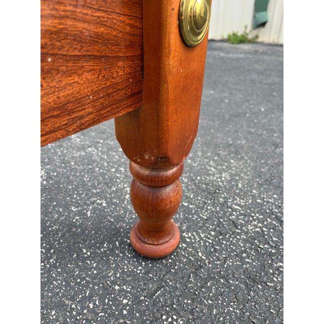 Queen SIze Broyhill Cherry Four Poster Bed Frame For Sale - Image 9 of 12