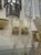 Early 21st Century Murano Gold Glass Cup Sconces - a Pair For Sale - Image 5 of 6