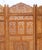 Wood Fine Asian Carved Teak 4 Panels Screen Room Divider Mint! For Sale - Image 7 of 11