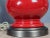 Pair Double Gourd Chinese Porcelain Rare Red Glaze Pottery Barn Table Lamps For Sale - Image 9 of 14