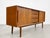 Classic + Long Mid Century Modern Styled Danish Credenza | Teak Media Stand | Handmade Sideboard For Sale - Image 4 of 14